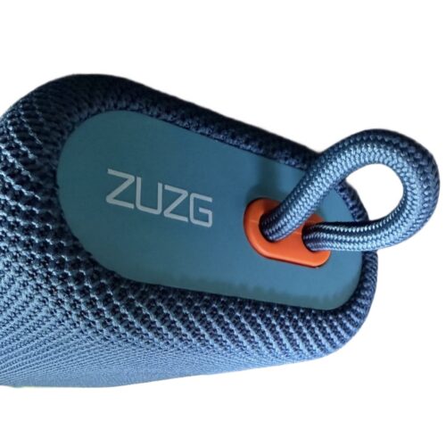 ZUZG Mini Portable Bluetooth Wireless  Speaker , High Quality Sound , Water Resistant  - Blue
