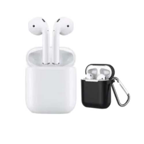 Hainno Teko Air 2 Original Bluetooth Earbuds Compatible With Android & iOS With Free Silicon Cover - White