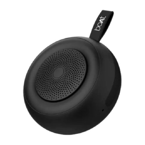 Boat Stone 135 Portable Wireless Speaker with 5 W RMS Immersive Sound,IPX4 Water Resistance, True Wireless Feature, Up to 11H Total Playtime, Multi-Connectivity Modes With Type C Charging – Active Black