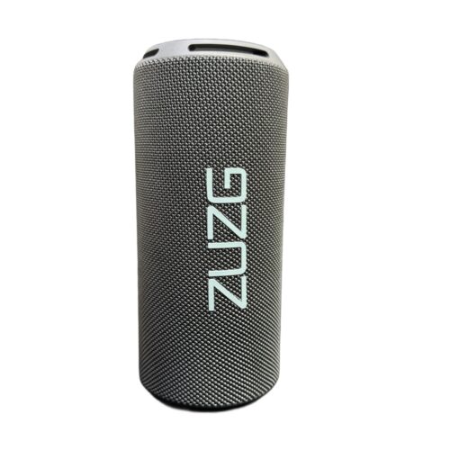 ZUZG Heavy Bass Portable Bluetooth Wireless Speaker &  Water Resistant High Quality Sound - Grey