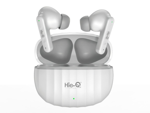 Hie q Q5 Active Noise Canceling  & 4 Mic Enc & Hd Tws Earbuds And High Quality Sound System - White