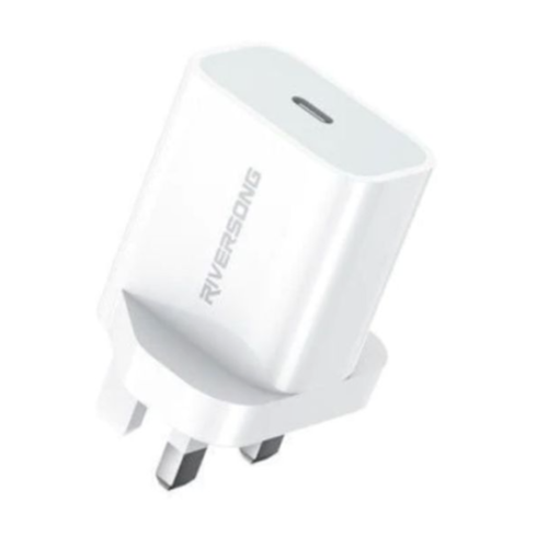 RIVERSONG POWER KUB20 20 W PD FAST WALL CHARGER AD75C