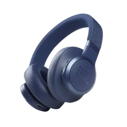 JBL Live 660 NC Wireless Over Ear Noise Cancelling Headphones, Powerful JBL Signature Sound, ANC + Ambient Aware, Voice Assistant, 50H Battery, Comfortable Fit, Carrying Pouch – Blue