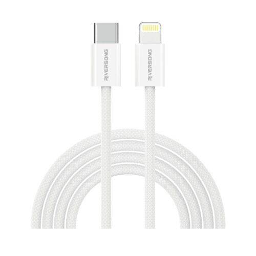 RIVERSONG LOTUS 10 C TO LIGHTNING NYLON CABLE CL 53