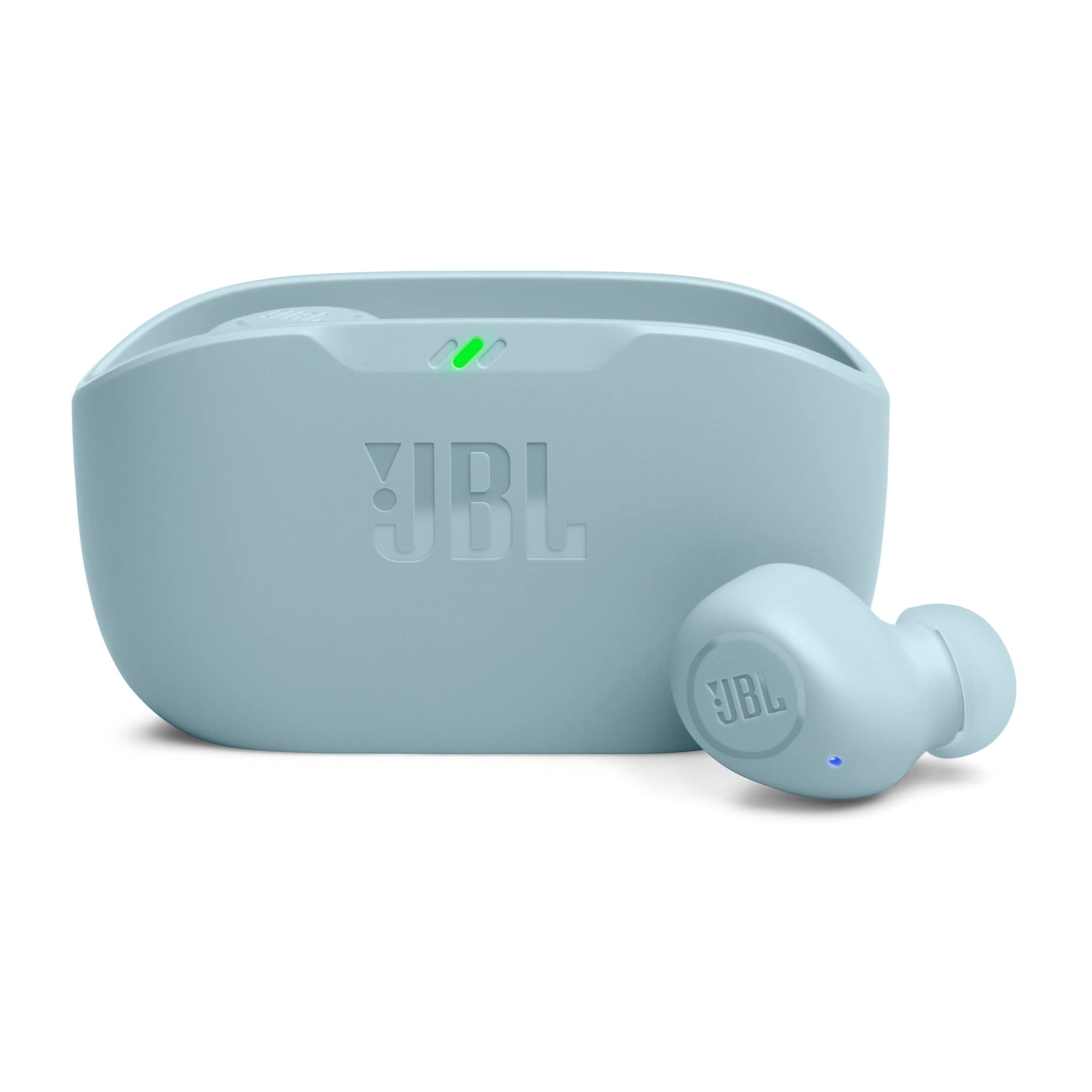 JBL Wave Buds True Wireless Earbuds, Deep Bass, Comfortable Fit, 32H Battery, Smart Ambient Technology, Hands-Free Call, Water and Dust Resistant - Mint