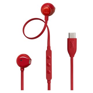 JBL TUNE 305-TYPE-C WIRED HI-RES IN-EAR HEADPHONE - RED