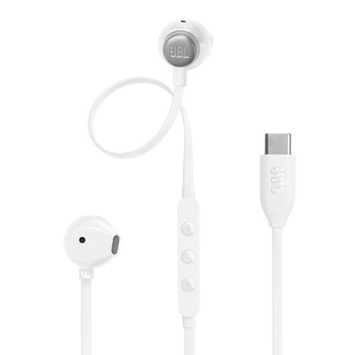 JBL TUNE 305-TYPE-C WIRED HI-RES IN-EAR HEADPHONE - WHITE