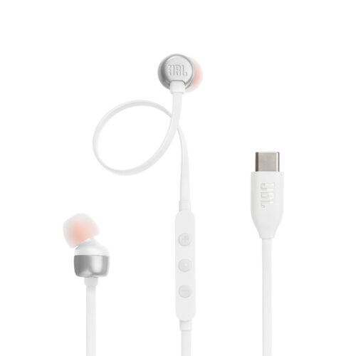 JBL TUNE 310-TYPE-C USB WIRED HI-RES IN-EAR HEADPHONE - WHITE