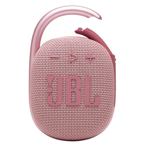 Jbl Clip 4 Portable Mini Bluetooth Speaker Big Audio And Punchy Bass, Integrated Carabiner, Ip67 Waterproof And Dustproof, 10 Hours Of Playtime, Speaker For Home, Outdoor And Travel -  Pink