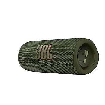 JBL Flip 6 Portable IP67 Waterproof Speaker With Bold JBL Original Pro Sound, 2 Way Speaker, Powerful Sound And Deep Bass, 12 Hours Battery, Safe USB-C Charging Protection  - Green