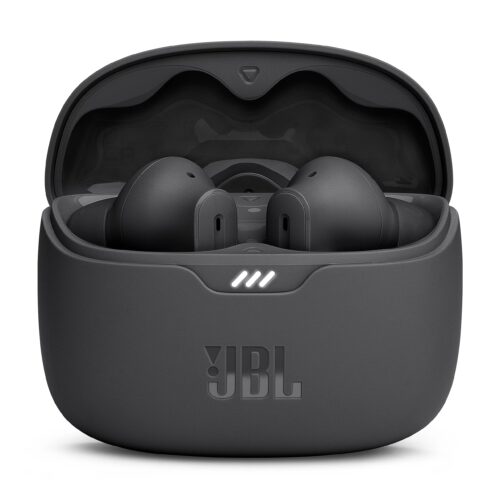 JBL Tune Beam True Wireless Noise Cancelling Earbuds, Pure Bass Sound, Bluetooth 5.3, Smart Ambient, 4-Mics Technology, VoiceAware, 48H Battery, Water and Dust Resistant- Black
