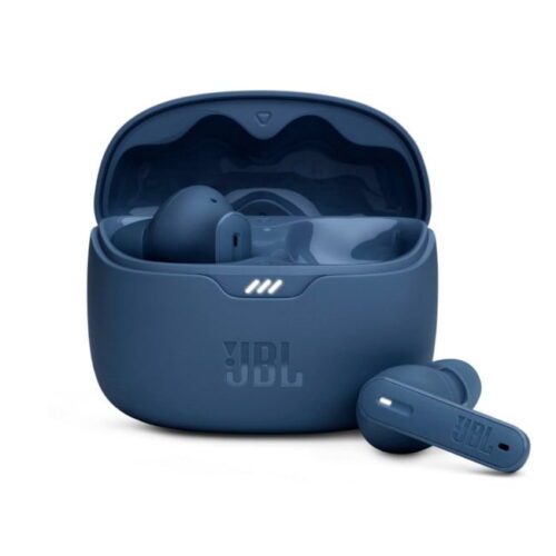 JBL Tune Beam True Wireless Noise Cancelling Earbuds, Pure Bass Sound, Bluetooth 5.3, Smart Ambient, 4-Mics Technology, VoiceAware, 48H Battery, Water and Dust Resistant - Blue