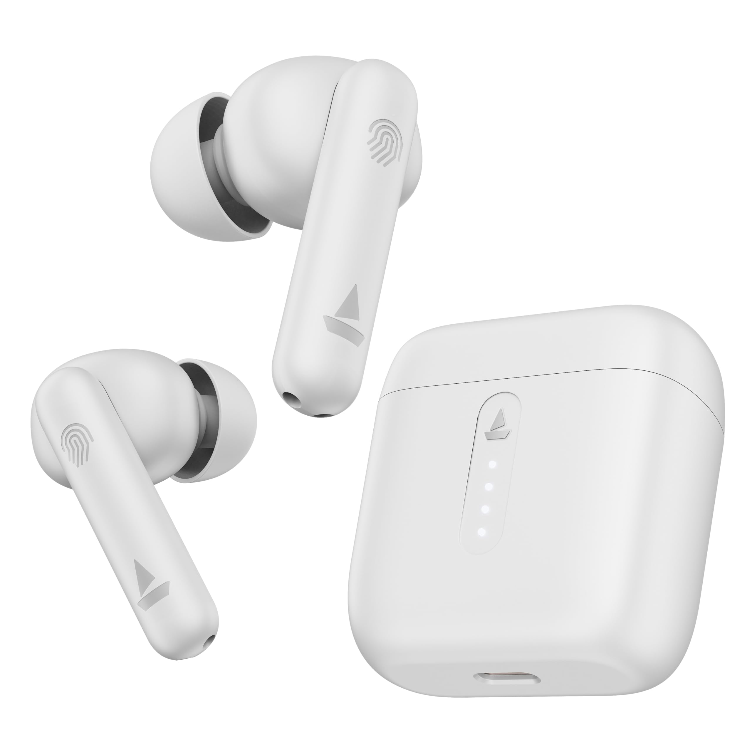 Boat Airdopes 141 Bluetooth Truly Wireless In Ear Earbuds With Mic, 42 Hours Playtime, Beast Mode Low Latency Up to 80 ms for Gaming, Enx Tech, ASAP Charge, IWP, IPX4 Water Resistance - White