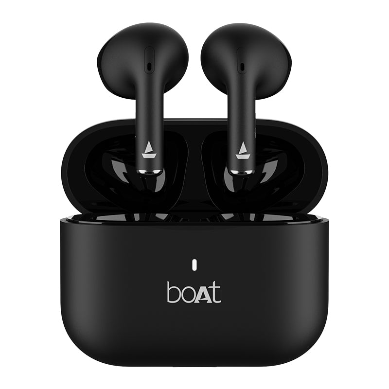 Boat Airdopes Ace Tws in Ear Earbuds With 35 Hours Playback, 13 mm Drivers, Dual Mics Enx & Beast Mode - Active Black