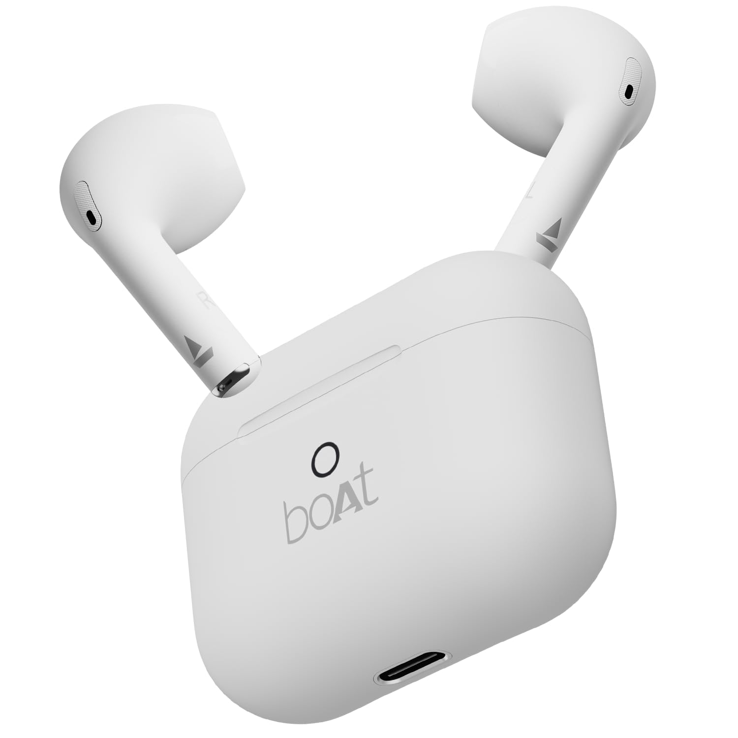 Boat Airdopes Alpha TWS Earbuds With Up To 35 Hours Playback, ASAP Charge, BEAST Mode, Boat Signature Sound, Enx Technology, IPX5 - White