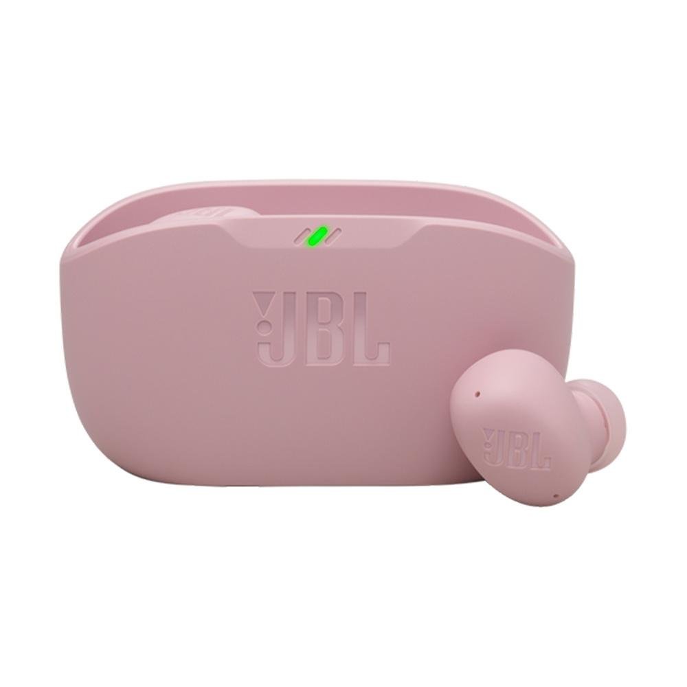 JBL Wave Buds 2 True Wireless Noise Cancellling Earbuds, Pure Bass Sound, Bluetooth 5.3, LE Audio, Smart Ambient, 4-Mic Technology, 40H Battery, Water and Dust Resistant - Pink