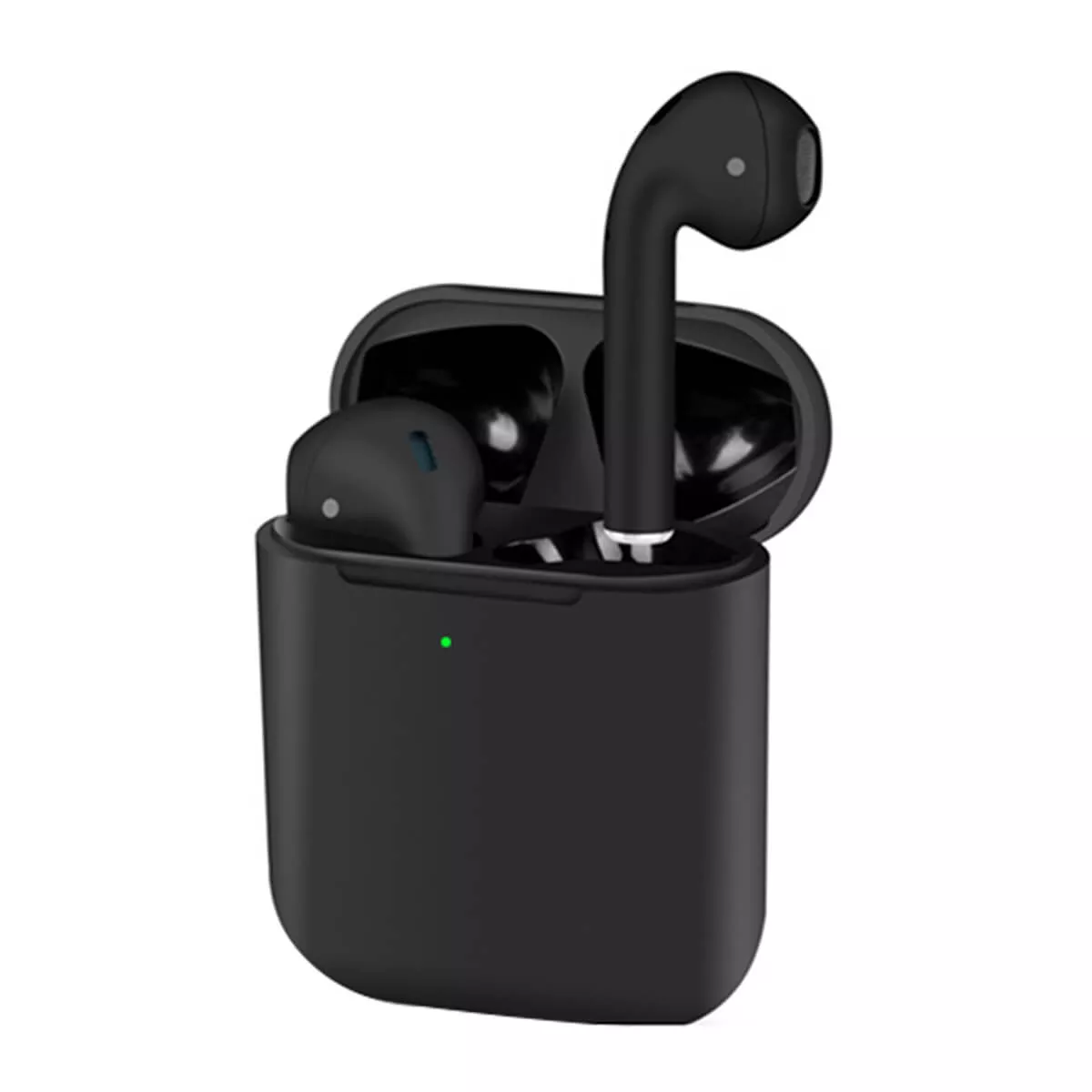 Hainno Teko Air 2 Original Bluetooth Earbuds Compatible With Android & iOS With Free Silicon Cover - Black