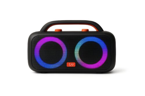 Outdoor Portable Wireless Bluetooth Speaker With 2 Wireless Mic / With Remote Control / RGB Light Powerful Bass Boost Extreme Voice Sing-e  ZQS - L19