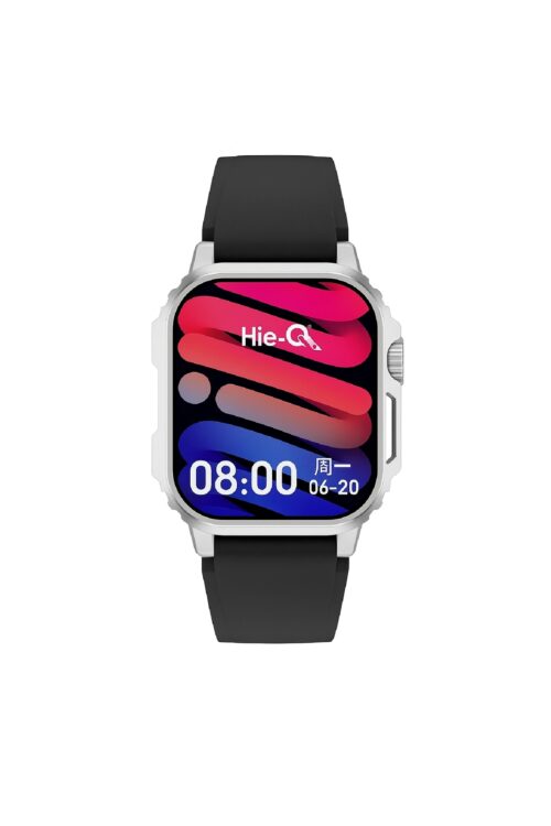 Hie q Z 20 Mini Smart watch Water Proof And Unbreakable King Kong Glass With 2 Straps - Black