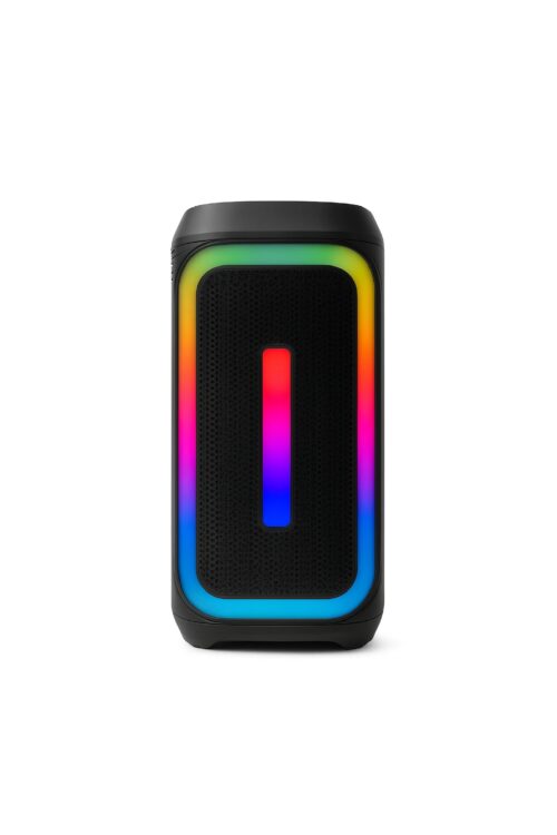 Singe Zqs42102w  Portable Bluetooth Speaker With 2 Wireless Mic / weightless Speaker / Voice Changer / Led Color Lights 2500 mah Battery / Memory Card / U disk / Carry handle / Rechargeable Speaker - Black