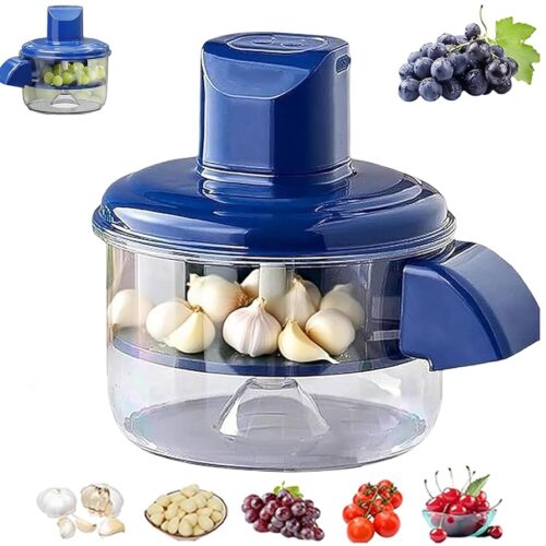 Fruits And Vegetable Automatic Fast Electric Peeler - Blue