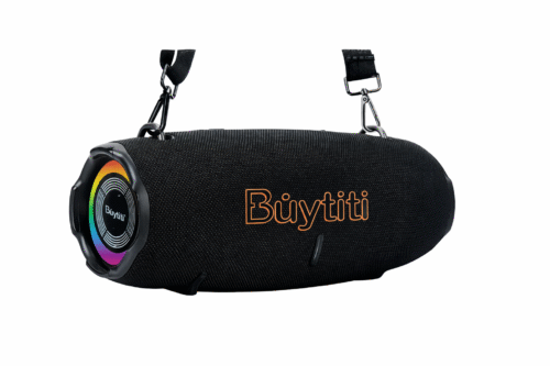Buytiti G-112 Portable Bluetooth Speaker With Carry Handle 8000 MAH Battery - BIack