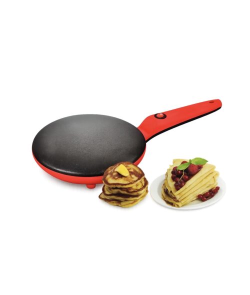 DENX DX-2530 Instant Crepe Maker,Crepe Maker Nonstick, 7In Electric Pancake Maker,Batter Spreader,Portable & Non-Stick Dipping Plate, Non-Stick Griddle Baking Pan Cake Machine - Black