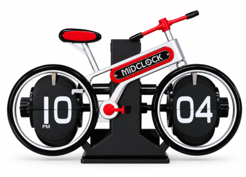 Bicycle Flip Clock Red