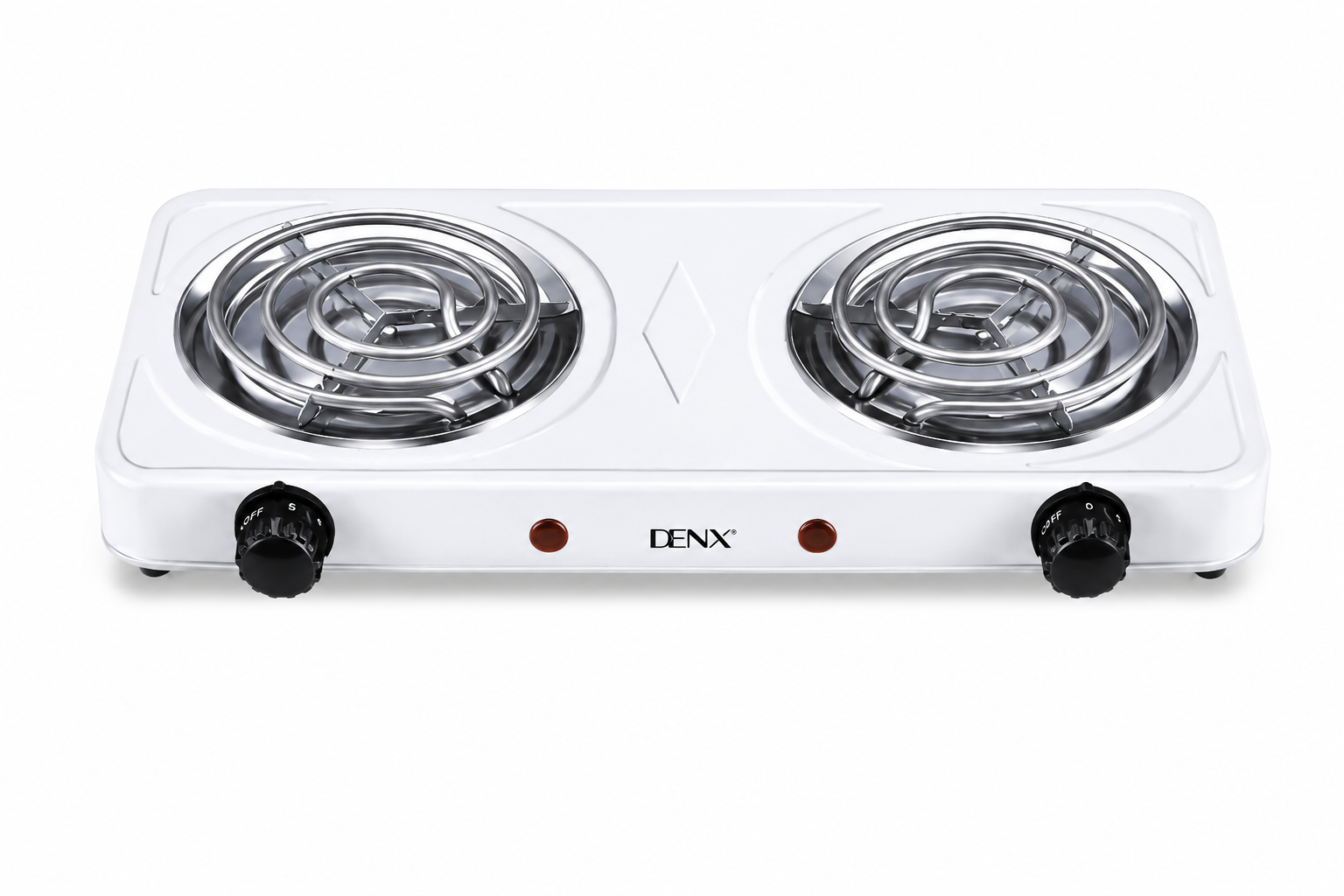 DENX DX2049 Double Hot Grill – Powerful 2000W Double Burner With Temperature Control Free Delivery