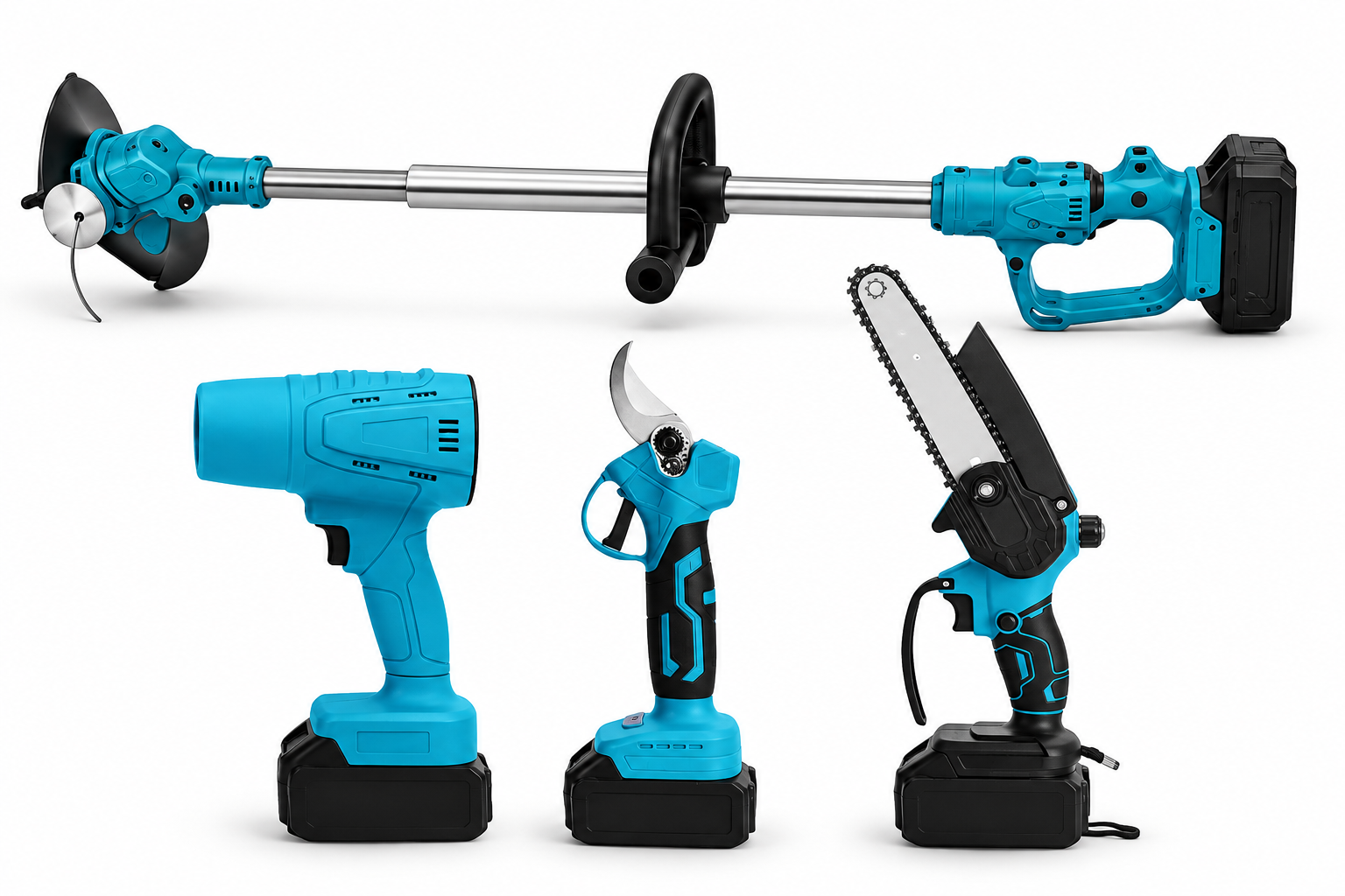 4 in 1 Electric Garden Tool Combo Set